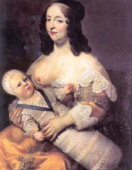Charles Beaubrun Louis XIV et la Dame Longuet de La Giraudiere china oil painting image